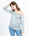 Theory Clothing XS Boat Neck Blouse