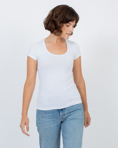 Theory Clothing XS Casual White Tee