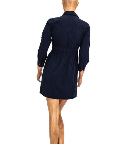Theory Clothing XS Navy Oxford Button-Up Dress