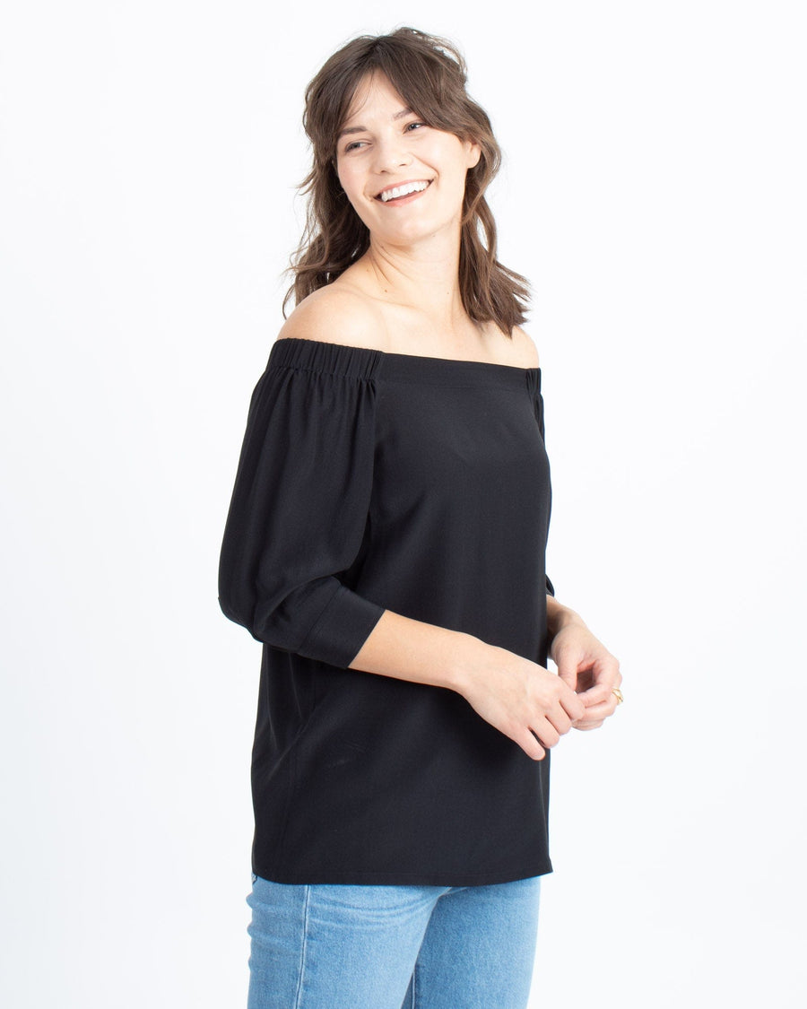 Theory Clothing XS Off The Shoulder Blouse