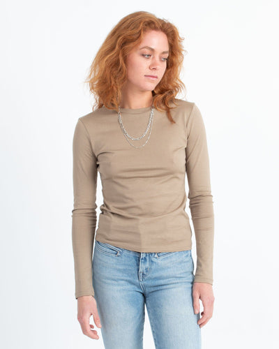 Theory Clothing XS Olive Long Sleeve Tee