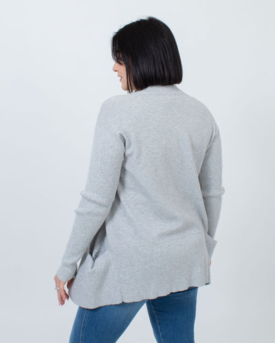 Theory Clothing XS Ribbed Knit Cardigan