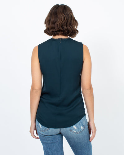 Theory Clothing XS Sapphire Silk Top