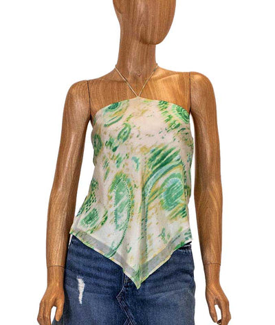 Theory Clothing XS Silk Halter Top