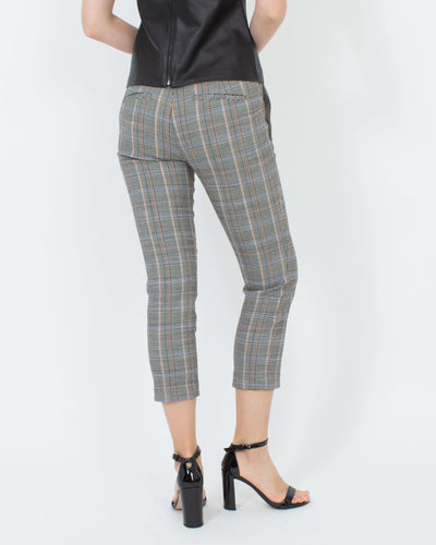 Theory Clothing XS | US 2 Plaid Straight Leg Pants