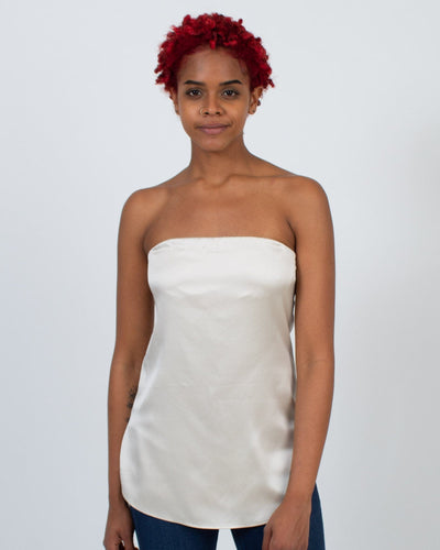 Theory Clothing XS | US 2 Strapless Silk Tube Top