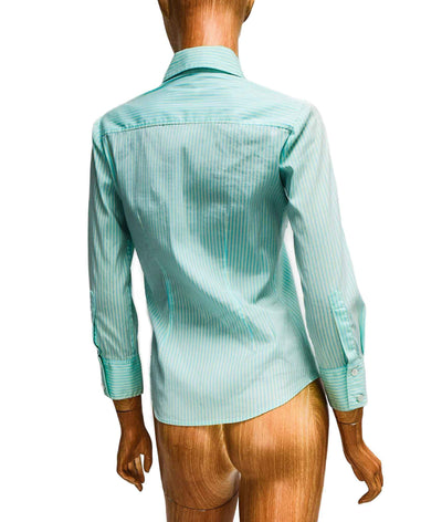 Theory Clothing XXS | Petite Striped Button Down