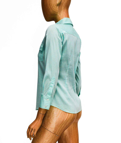 Theory Clothing XXS | Petite Striped Button Down