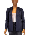 Theory Clothing XXS | US 00 Navy Open Blazer