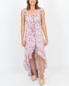 Tiare Hawaii Clothing One Size Pink Floral High-Low Dress