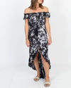 Tiare Hawaii Clothing One Size "Riviera" Black Tie Dye Dress