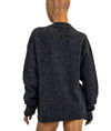 Tibi Clothing Large Wool Oversized V-Neck Sweater