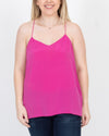 Tibi Clothing Medium | US 6 Pink Silk Tank