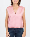 Tibi Clothing Medium | US 8 Pink Sleeveless Blouse