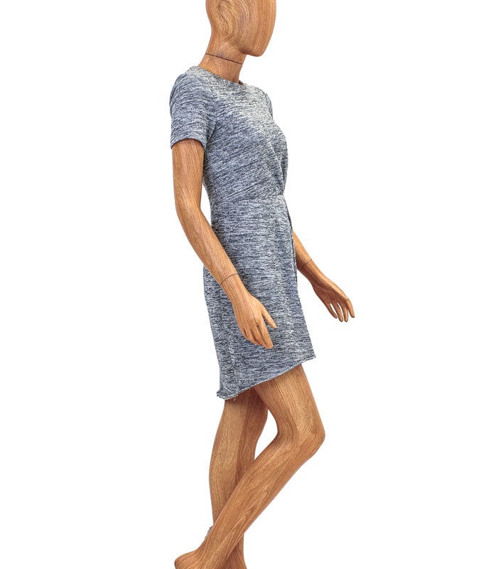 Tibi Clothing Small | US 4 Structured Heather Grey Sweater Dress
