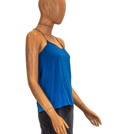 Tibi Clothing XS | US 0 Blue Silk Tank