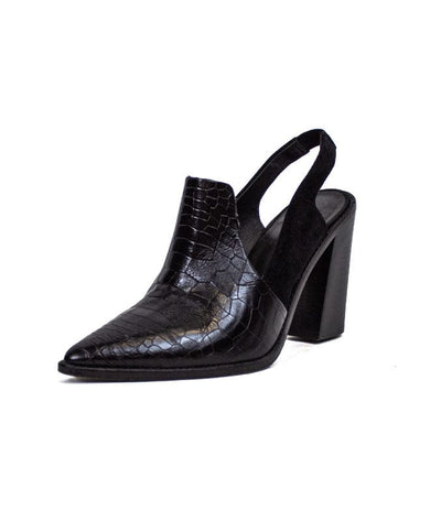 Tibi Shoes Medium | US 8.5 I IT 38.5 Snakeskin Slingback Block Heels