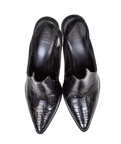 Tibi Shoes Medium | US 8.5 I IT 38.5 Snakeskin Slingback Block Heels