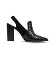 Tibi Shoes Medium | US 8.5 I IT 38.5 Snakeskin Slingback Block Heels