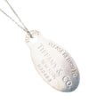 Tiffany & Co. Jewelry One Size Oval Tag Necklace