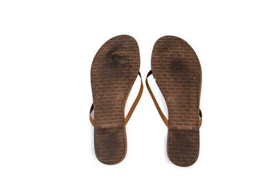 TKEES Shoes Large | US 9 Leather Thong Sandals
