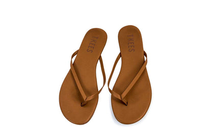 TKEES Shoes Large | US 9 Leather Thong Sandals