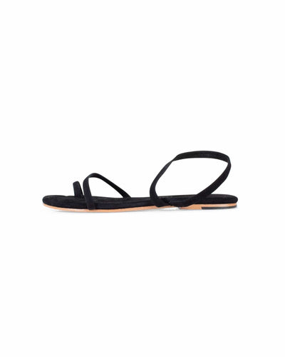 TKEES Shoes Small | US 6 Black Suede Sandals