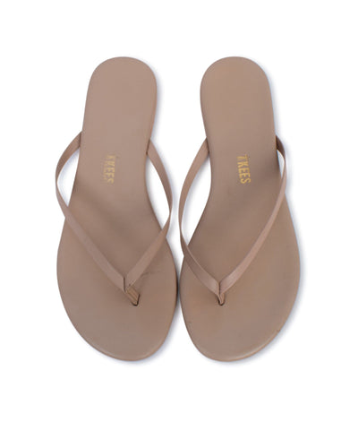 TKEES Shoes Small | US 7 Leather Flip Flops