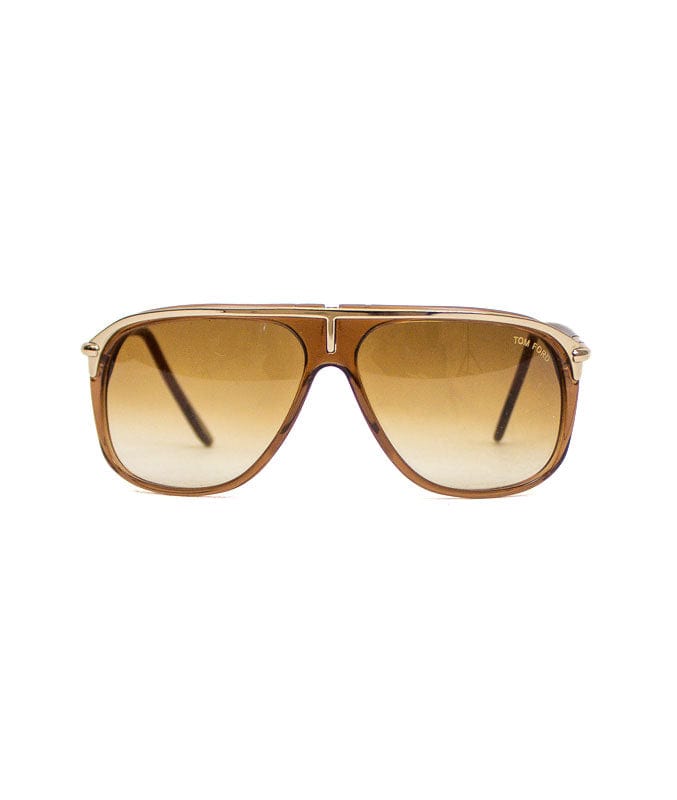 Tom Ford Accessories One Size Brown Aviator Sunglasses