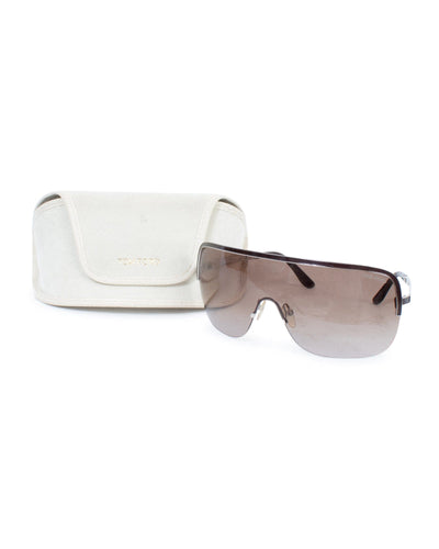Tom Ford Accessories One Size Brown Shield Sunglasses