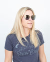 Tom Ford Accessories One Size "Helena" Cat-Eye Sunglasses