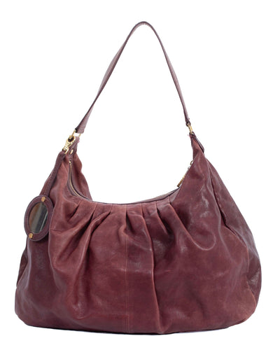 Tory Burch Bags One Size Burgundy Hobo Shoulder Bag