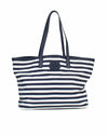 Tory Burch Bags One Size "Marion" Striped Nylon Tote Bag