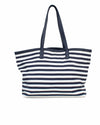 Tory Burch Bags One Size "Marion" Striped Nylon Tote Bag