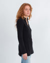 Tory Burch Clothing XS Black Cashmere Pullover Sweater