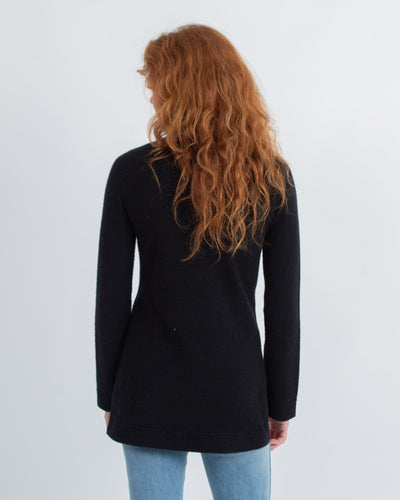 Tory Burch Clothing XS Black Cashmere Pullover Sweater