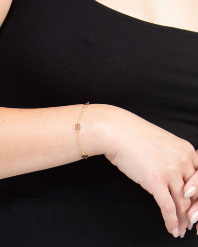 Tory Burch Jewelry One Size "Logo Toggle" Bracelet