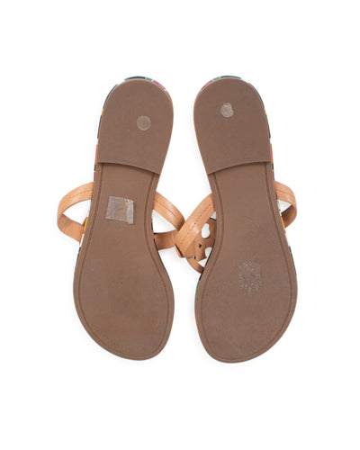Tory Burch Shoes Large | US 10 "Enamel Miller Soft Sandals"