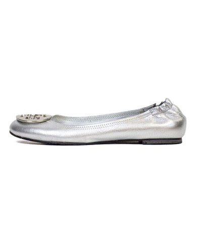 Tory Burch Shoes Medium | US 8.5 Silver Ballet Flats