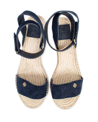 Tory Burch Shoes Medium | US 8.5 Suede Strap Espadrille Wedges