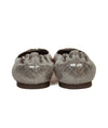 Tory Burch Shoes Medium | US 8 Reva Logo Ballet Flat in Silver