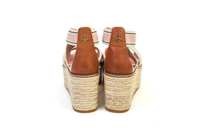 Tory Burch Shoes Small | US 7.5 "Frieda" Cross Strap Espadrille Platform Wedges