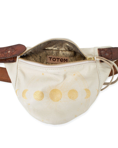 TOTem Salvaged Bags One Size Moon Phase Waist Bag