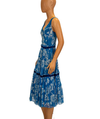 Tracy Reese Clothing XS | US 2 Tiered Silk Midi Dress