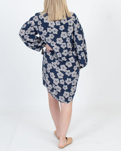 Trina Turk Clothing Medium | US 8 Silk Printed Tunic Dress