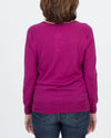Trina Turk Clothing Small Long Sleeve V-Neck Merino Sweater
