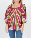 Trina Turk Clothing Small Multicolored Silk Blouse