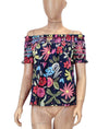 Trina Turk Clothing Small Off The Shoulder Floral Top