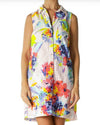 Trina Turk Clothing XL | US 12 Multi- Colored Floral Print Eyelet Dress