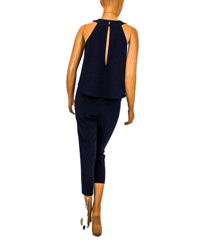 Trina Turk Clothing XS Sleeveless Navy Jumpsuit